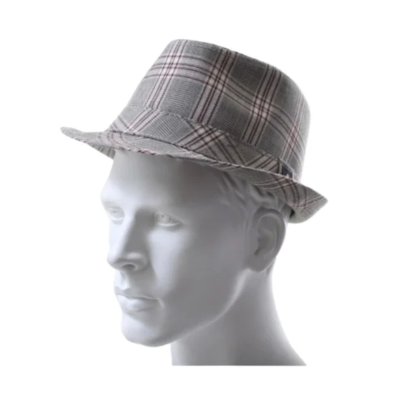 Goorin Bros Biggles Plaid Fedora Hat Classic Unisex Vintage Style Hat M - Picture 13 of 15